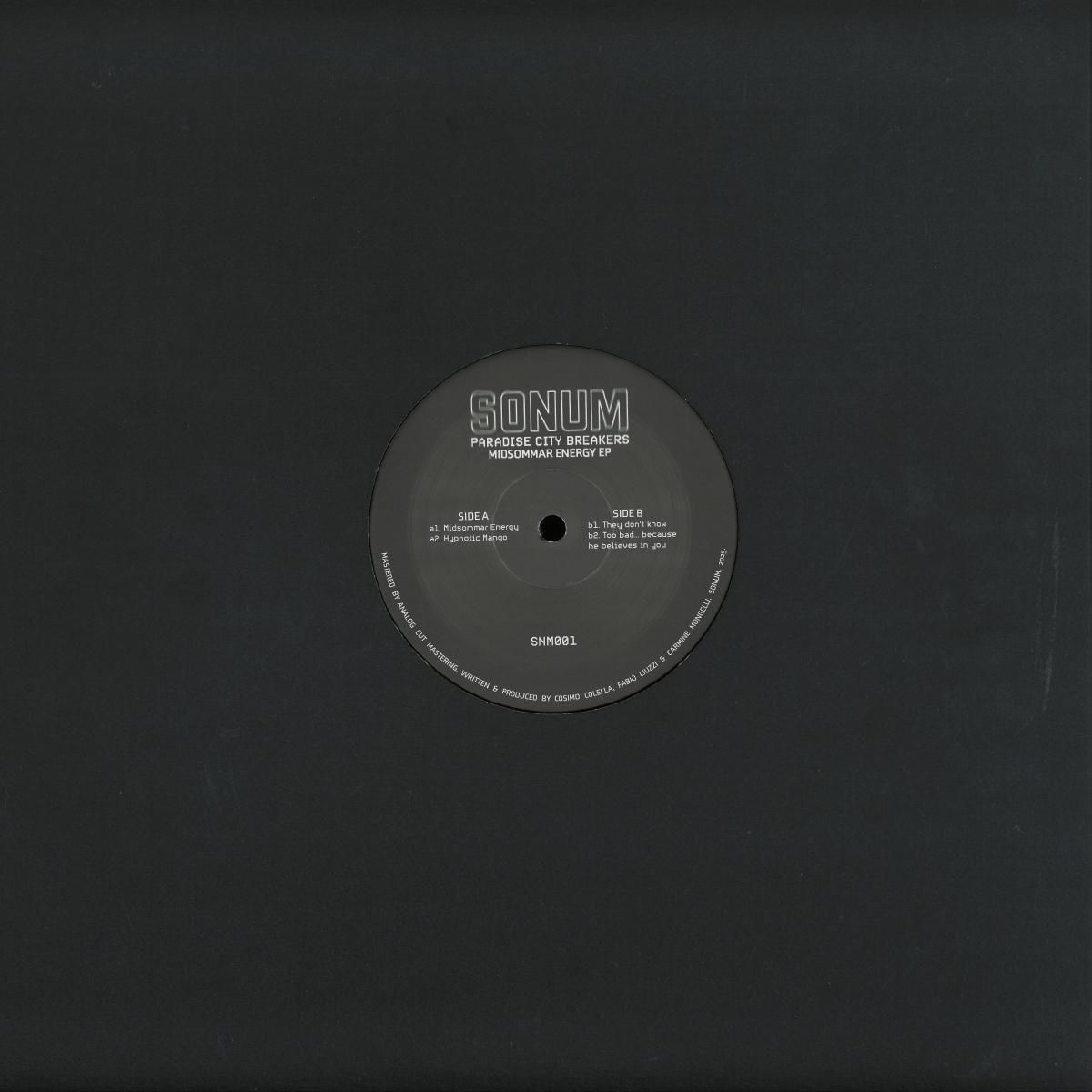 Paradise City Breakers - Paradise City Breakers - Midsommar Energy EP | Sonum (SNM001) - main Paradise City Breakers - Paradise City Breakers - Midsommar Energy EP | Sonum (SNM001) - main