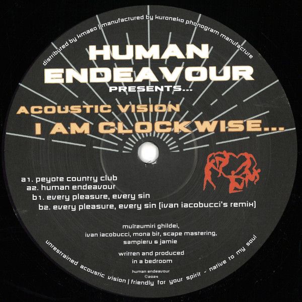 Acoustic Vision - I Am Clockwise | human endeavor (HEND001)
