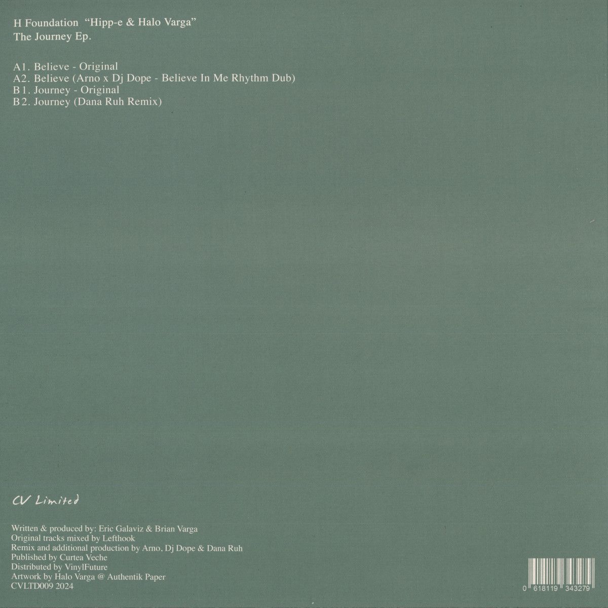 H-Foundation - The Journey EP | CV Limited (CVLTD009) - 2