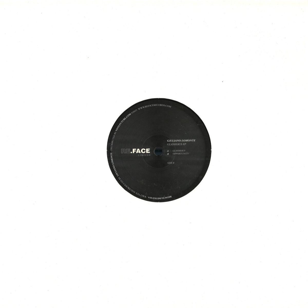 Giuliano Lomonte - Glasshaus EP | Re.Face Limited (REFACELIMITED014) - 2