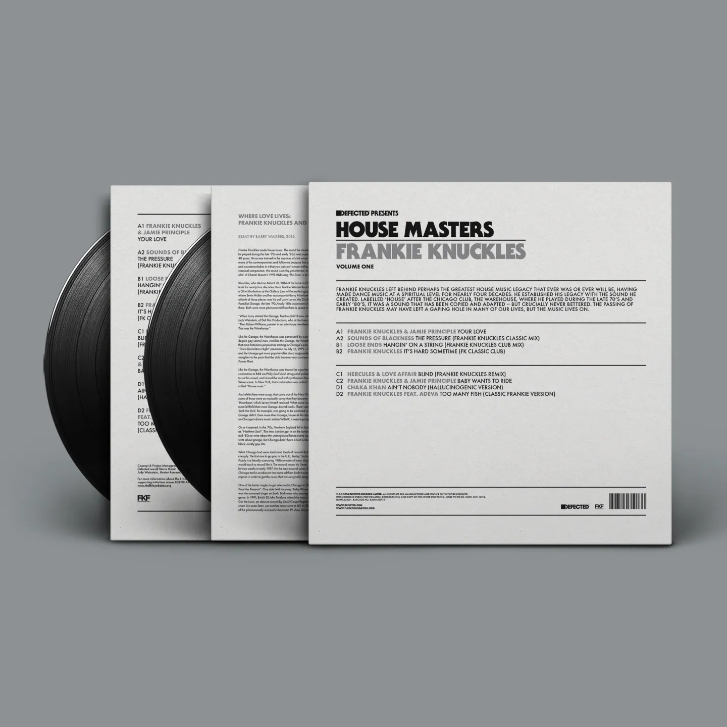 Frankie Knuckles - House Masters (Volume One) | Defected (HOMAS23LP1) - 3 Frankie Knuckles - House Masters (Volume One) | Defected (HOMAS23LP1) - 3