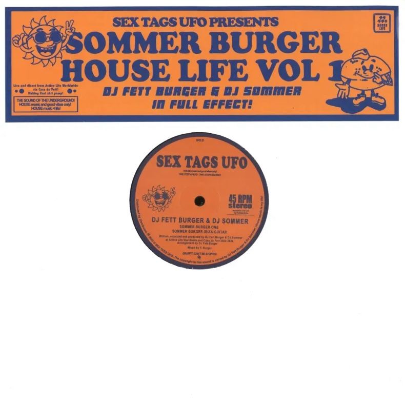 DJ Fett Burger & Dj Sommer - Sommer Burger House Life Vol 1 | Sex Tags UFO (UFO 21)