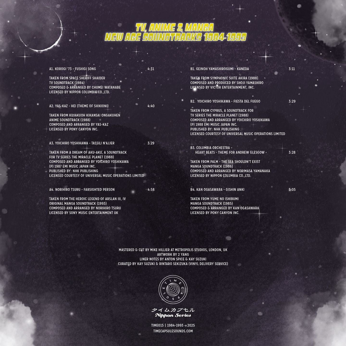 Various - TV, Anime & Manga New Age Soundtracks 1984-1993 | Time Capsule (TIME015) - 2 Various - TV, Anime & Manga New Age Soundtracks 1984-1993 | Time Capsule (TIME015) - 2