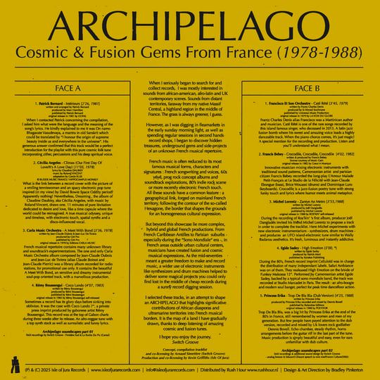 Various - Archipelago (Cosmic Fusion Gems from France) (1978-1988) | Isle Of Jura (ISLELP016) - 2 Various - Archipelago (Cosmic Fusion Gems from France) (1978-1988) | Isle Of Jura (ISLELP016) - 2
