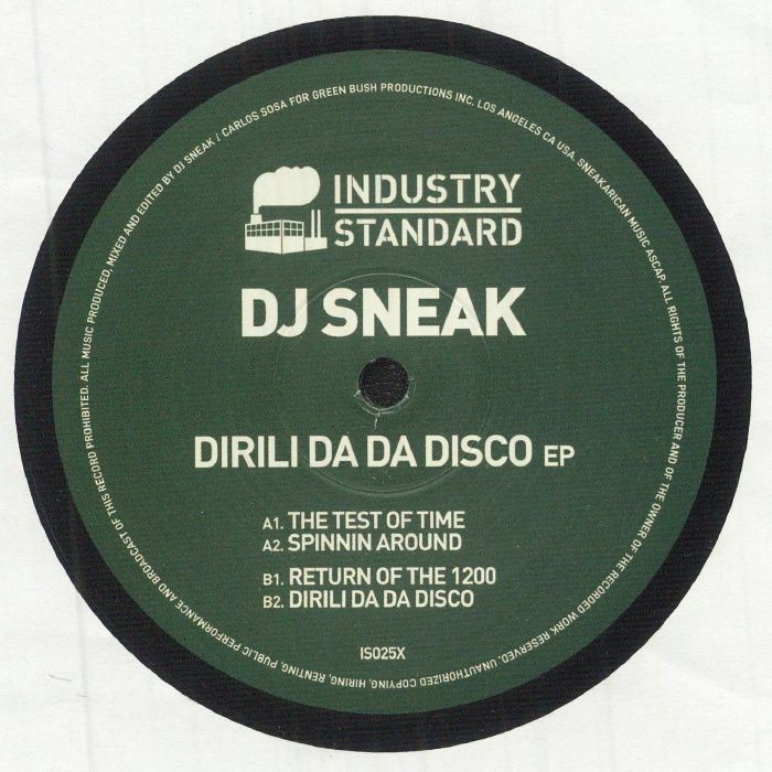 DJ Sneak - Dirili Da Da Disco EP | Industry Standard (IS025X) - 2