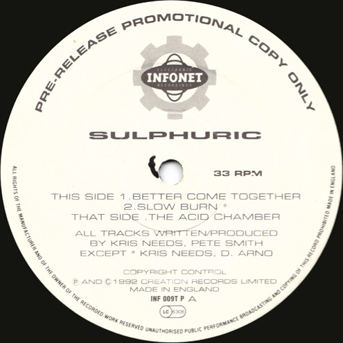 Sulphuric - Better Come Together | Infonet (INF 009T P)