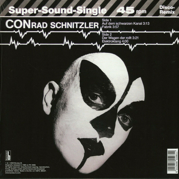 Conrad Schnitzler - Auf Dem Schwarzen Kanal | Bureau B (BB 357) - 2