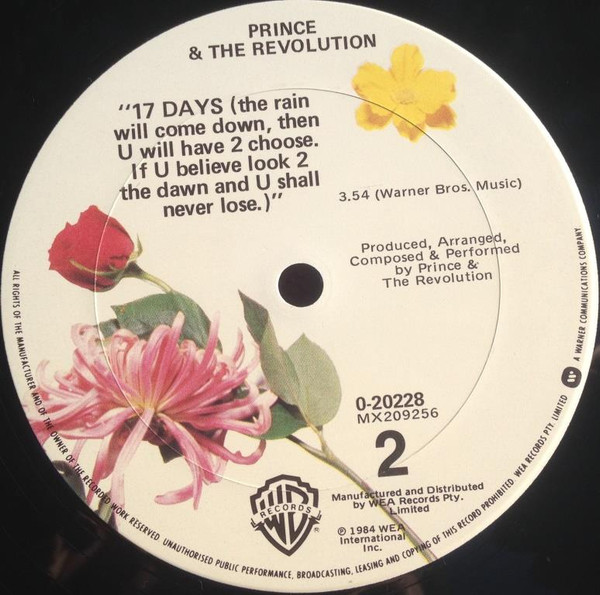 Prince And The Revolution - When Doves Cry | Warner Bros. Records (0-20228) - 4 Prince And The Revolution - When Doves Cry | Warner Bros. Records (0-20228) - 4