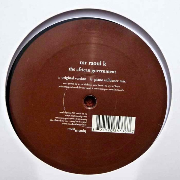 Mr Raoul K - The African Government | Mule Musiq (mule musiq 50) - main