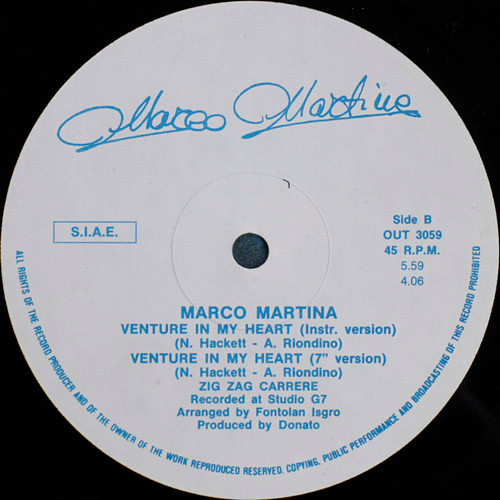Marco Martina - Venture In My Heart | Out (OUT 3059) - 3