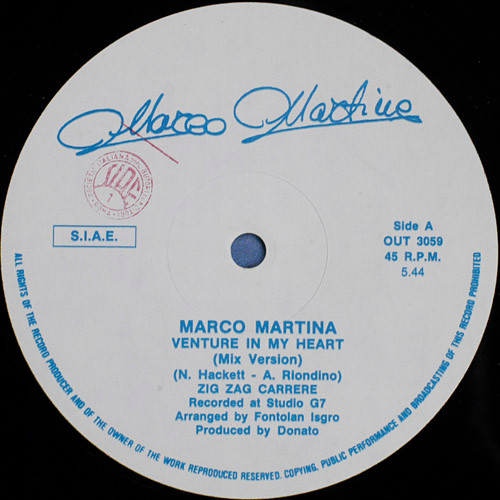 Marco Martina - Venture In My Heart | Out (OUT 3059) - 2