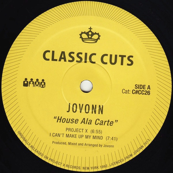 Jovonn - House Ala Carte | Clone Classic Cuts (C#CC26) - main Jovonn - House Ala Carte | Clone Classic Cuts (C#CC26) - main