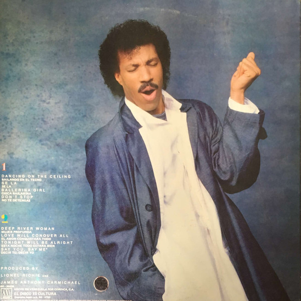 Lionel Richie - Dancing On The Ceiling | Motown (103-38026) - 3 Lionel Richie - Dancing On The Ceiling | Motown (103-38026) - 3