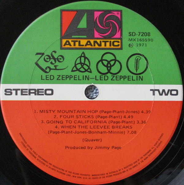 Led Zeppelin - Led Zeppelin  | Atlantic (SD-7208) - 3