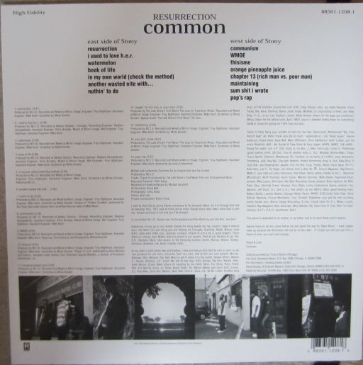 Common - Resurrection | Relativity (88561-1208-1) - 2