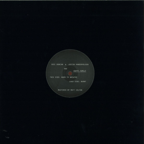 Eric Duncan & Justin Vandervolgen Are Happy Family - Burnt / Hard To Breathe | Happy Family (HF001) - 3