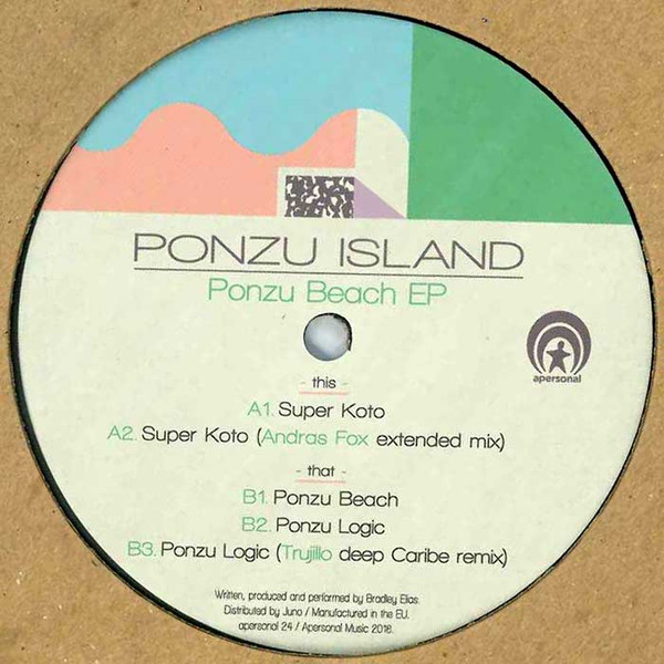 Ponzu Island - Ponzu Beach EP | Apersonal Music (apersonal 24) - main