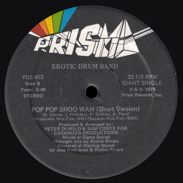 Erotic Drum Band - Pop Pop Shoo Wah | Prism (PDS 402) - 2 Erotic Drum Band - Pop Pop Shoo Wah | Prism (PDS 402) - 2