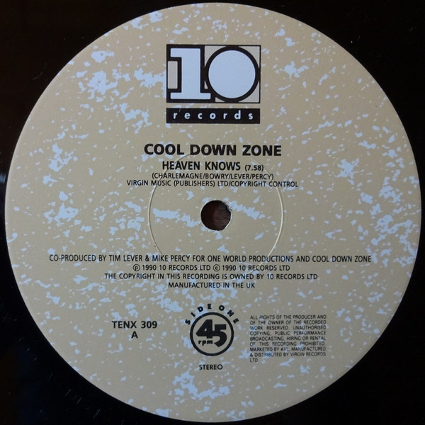 Cool Down Zone - Heaven Knows | 10 Records (TENX 309) - 3 Cool Down Zone - Heaven Knows | 10 Records (TENX 309) - 3