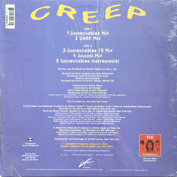 TLC - Creep | LaFace Records (73008-24093-1) - 2 TLC - Creep | LaFace Records (73008-24093-1) - 2