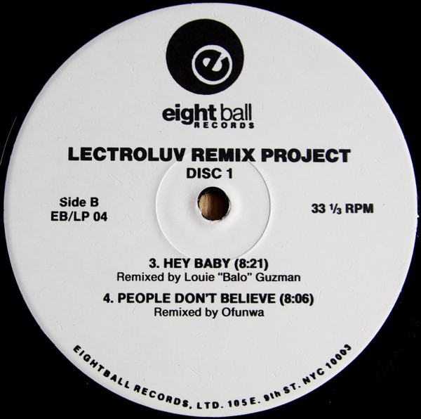 Lectroluv - Remix Project | Eightball Records (EB LP 04) - 4 Lectroluv - Remix Project | Eightball Records (EB LP 04) - 4