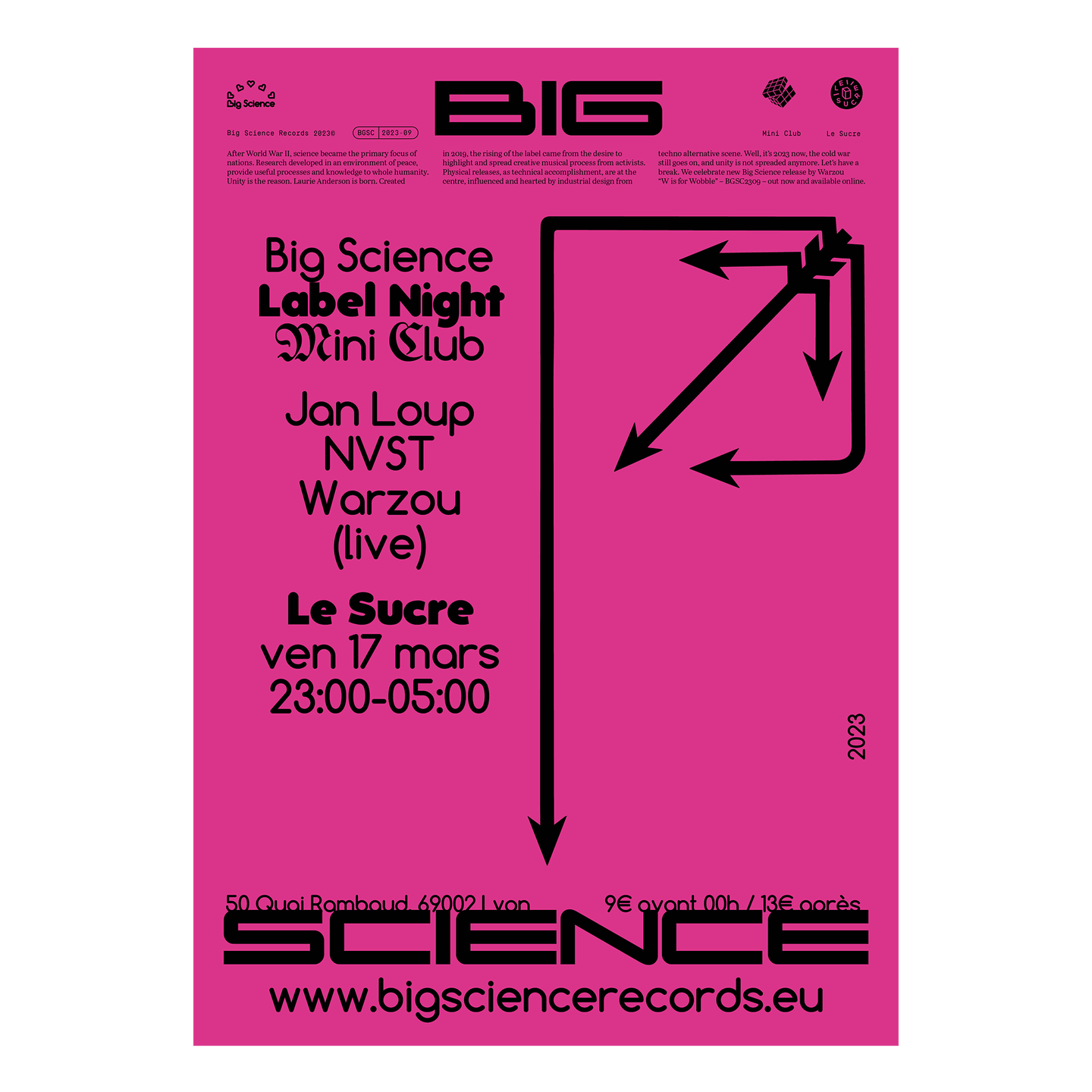 Le Sucre - 2023 Program Poster