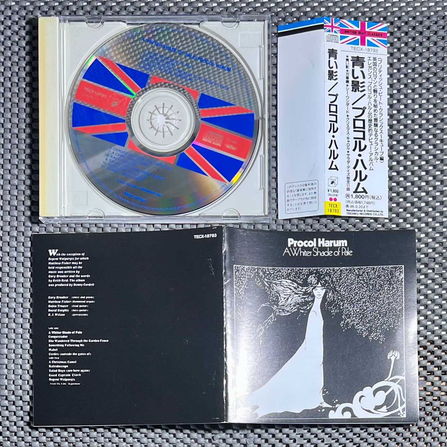 Procol Harum - A Whiter Shade Of Pale = 青い影 | Cube Records (TECX-18793) - 3