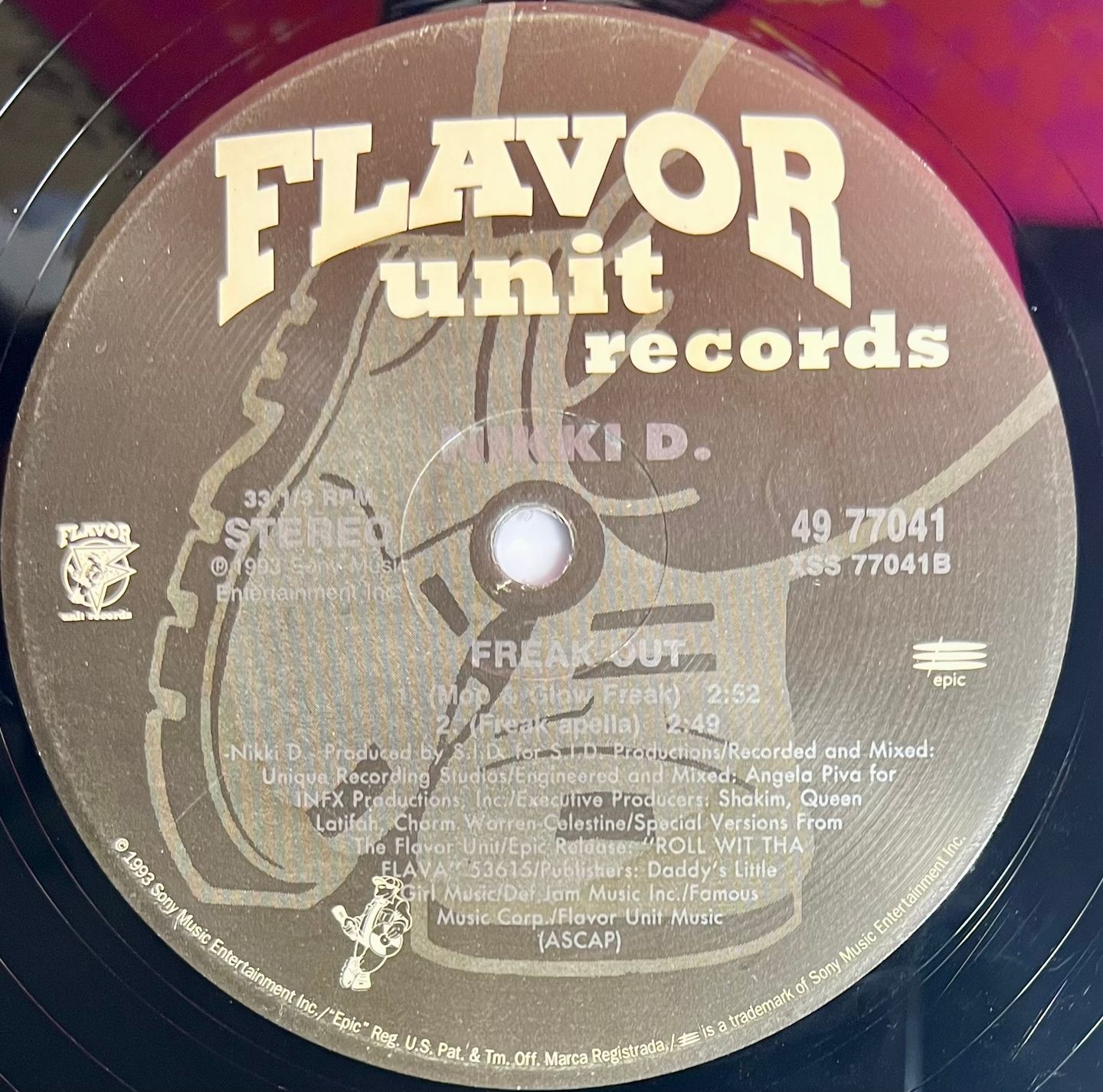 Nikki D - Freak Out | Flavor Unit Records (49 77041) - 4