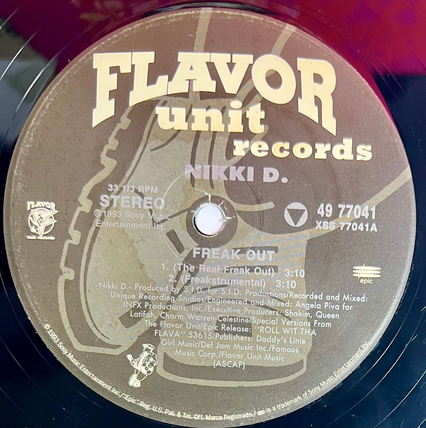 Nikki D - Freak Out | Flavor Unit Records (49 77041) - 3