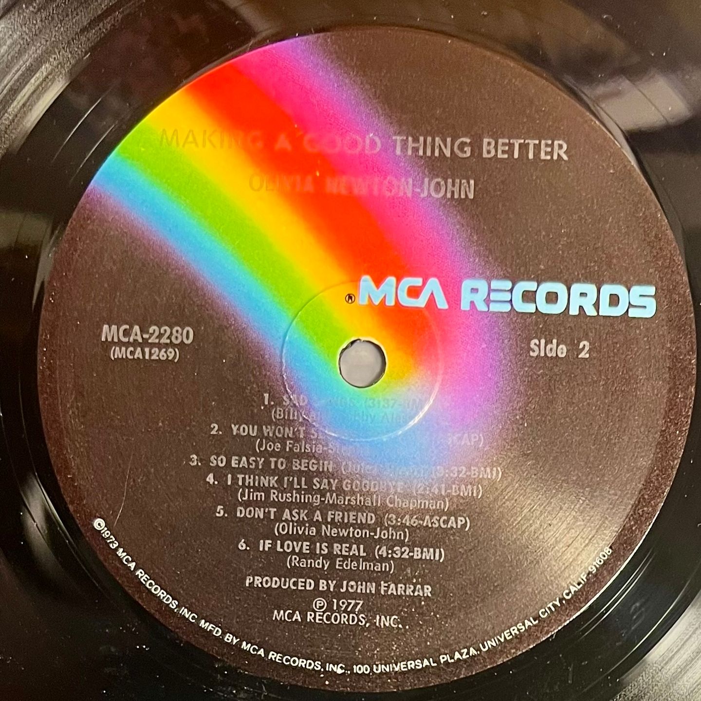 Olivia Newton-John - Making A Good Thing Better [LP - 1st US Press 1977 - EX/EX] | MCA Records (MCA-2280) - 5
