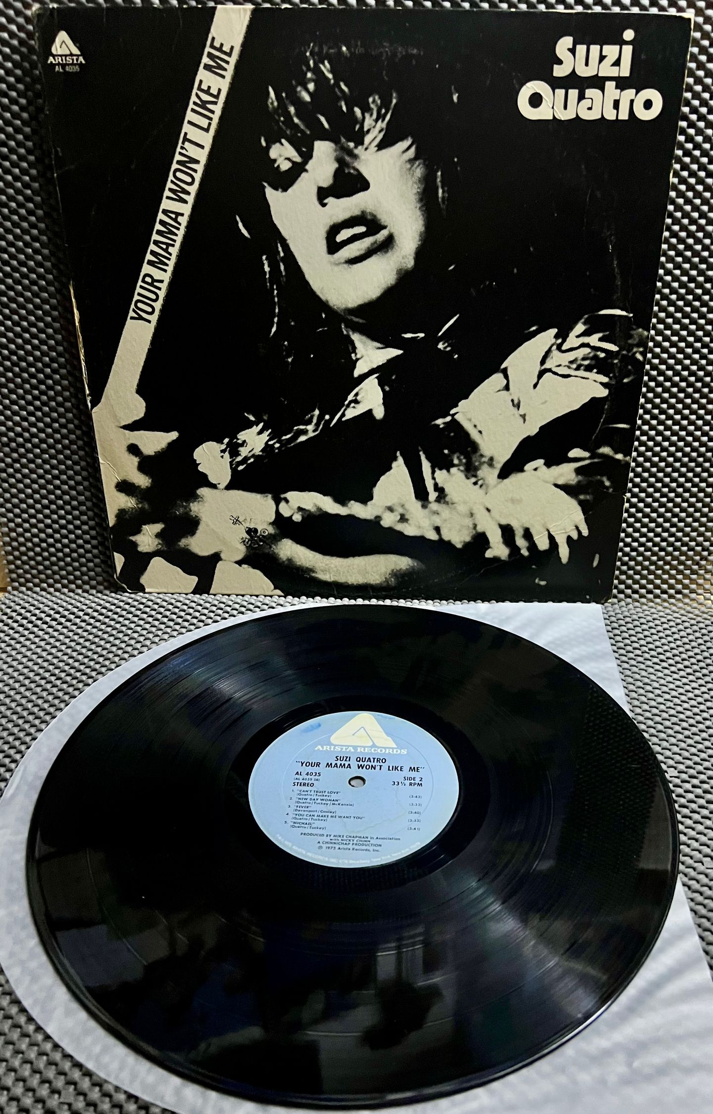 Suzi Quatro - Your Mama Won't Like Me [Vinyl LP - 1st US Press - 1975] Glam Rock | Arista (AL 4035) - 2