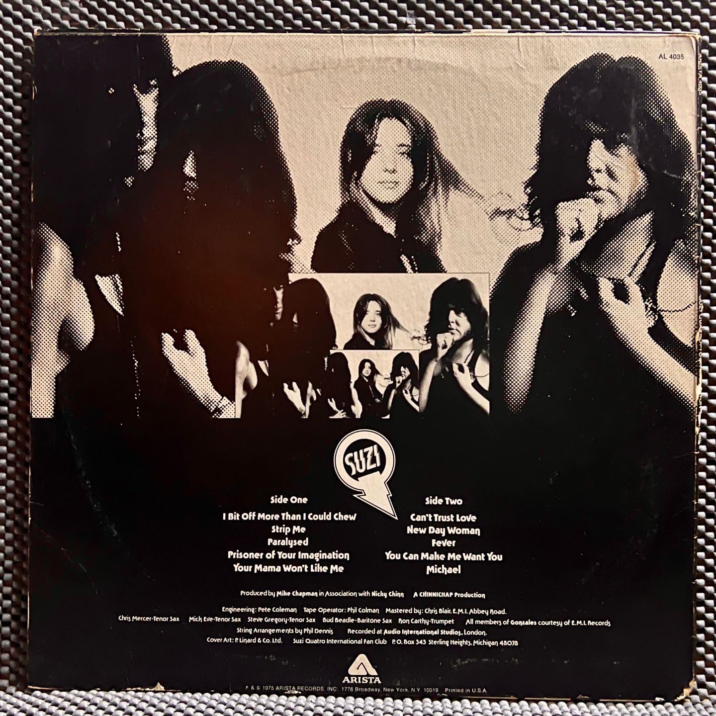 Suzi Quatro - Your Mama Won't Like Me [Vinyl LP - 1st US Press - 1975] Glam Rock | Arista (AL 4035) - 5