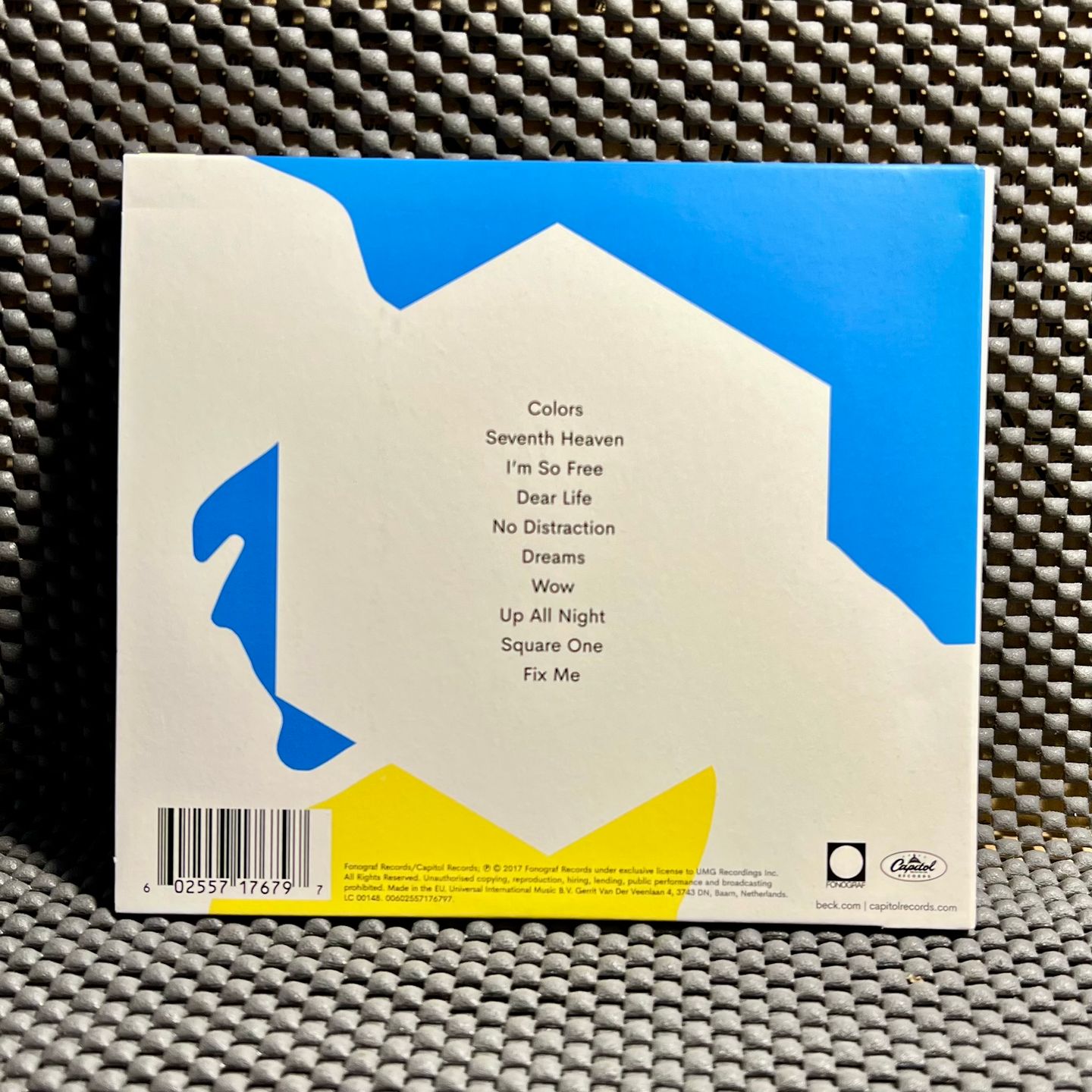 Beck - Colors [CD - 1st EU Ed. - 2017 - Mint] Pop, New Wave | Fonograf Records (00602557176797) - 2