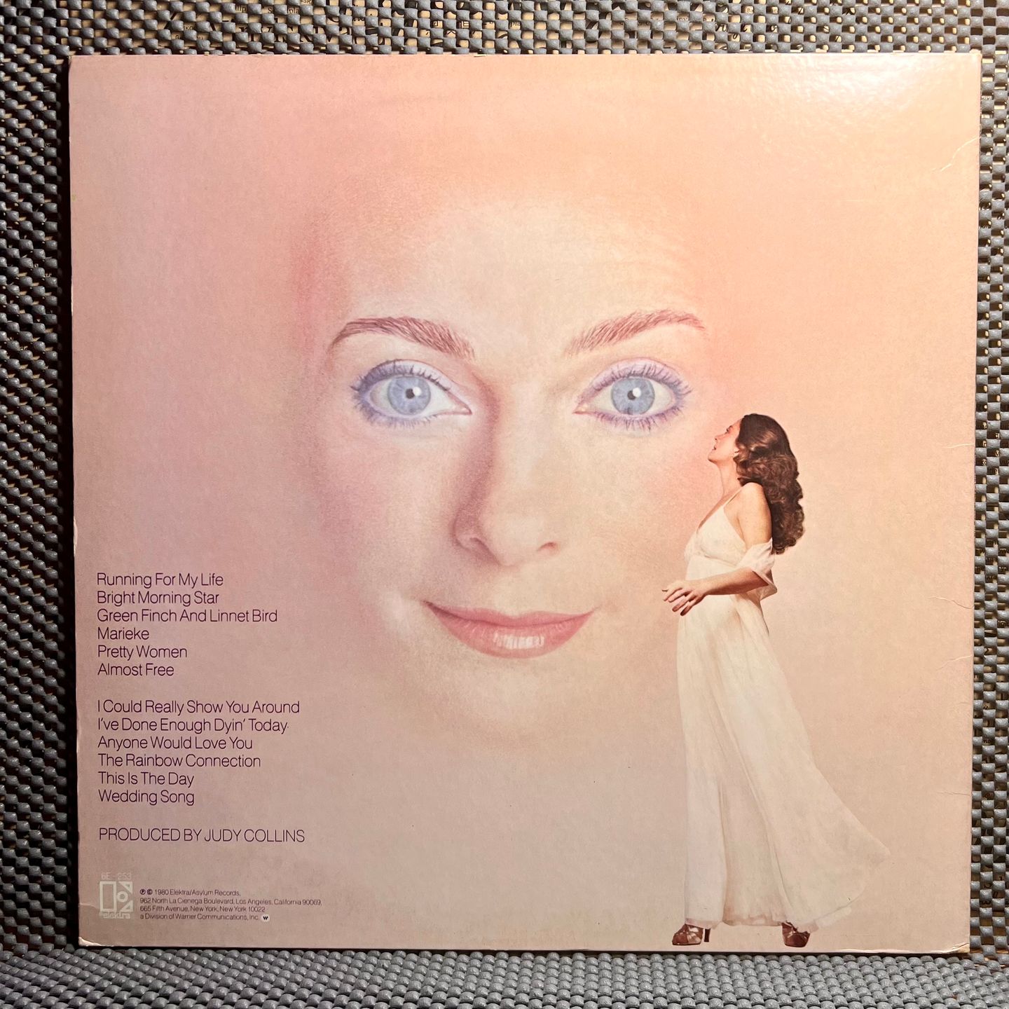 Judy Collins - Running For My Life [Vinyl LP - 1st US Press - 1980 - Elektra - 6E-253 - NM/EX] Folk | Elektra (6E-253) - 3