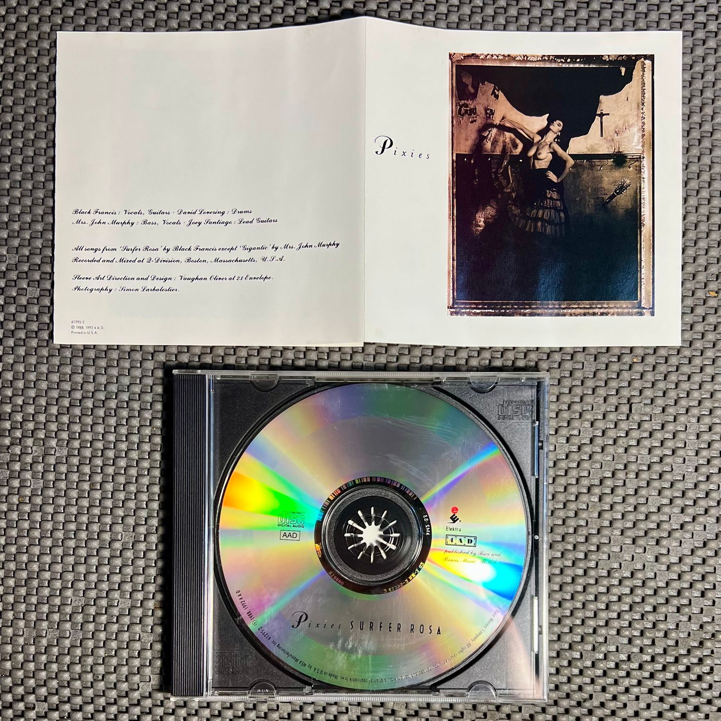 Pixies - Surfer Rosa [CD - US Ed. - Elektra 61295-2 - Mint] Alt Rock | 4AD (9 61295-2) - 3