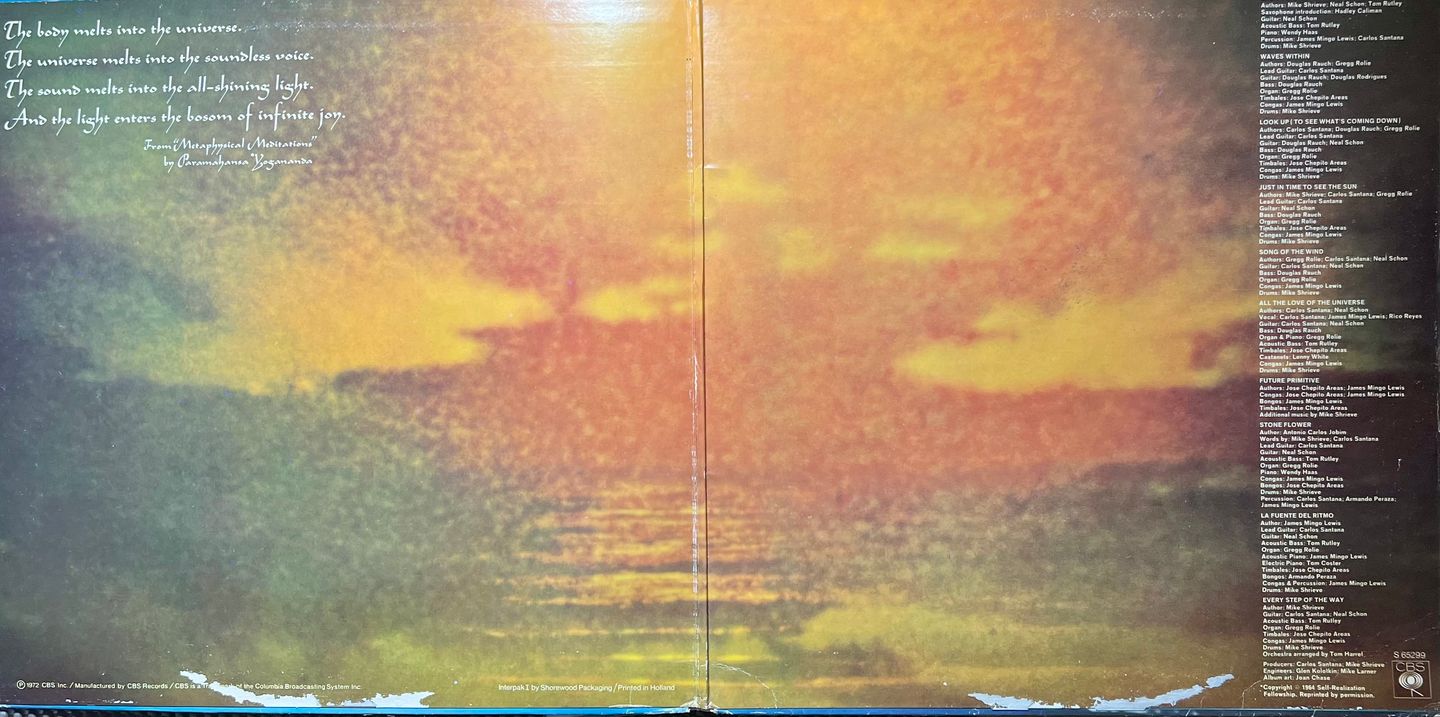 Santana - Caravanserai | CBS (S 65299) - 4