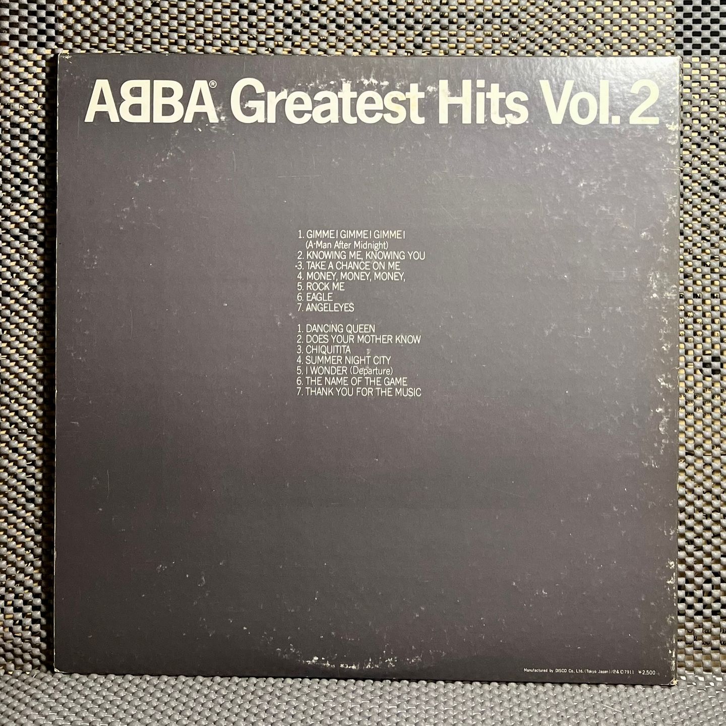 ABBA - Greatest Hits Vol. 2 [LP - 1st Japan Press - 1979 - VG+/VG+] | Discomate (DSP-5113) - 3