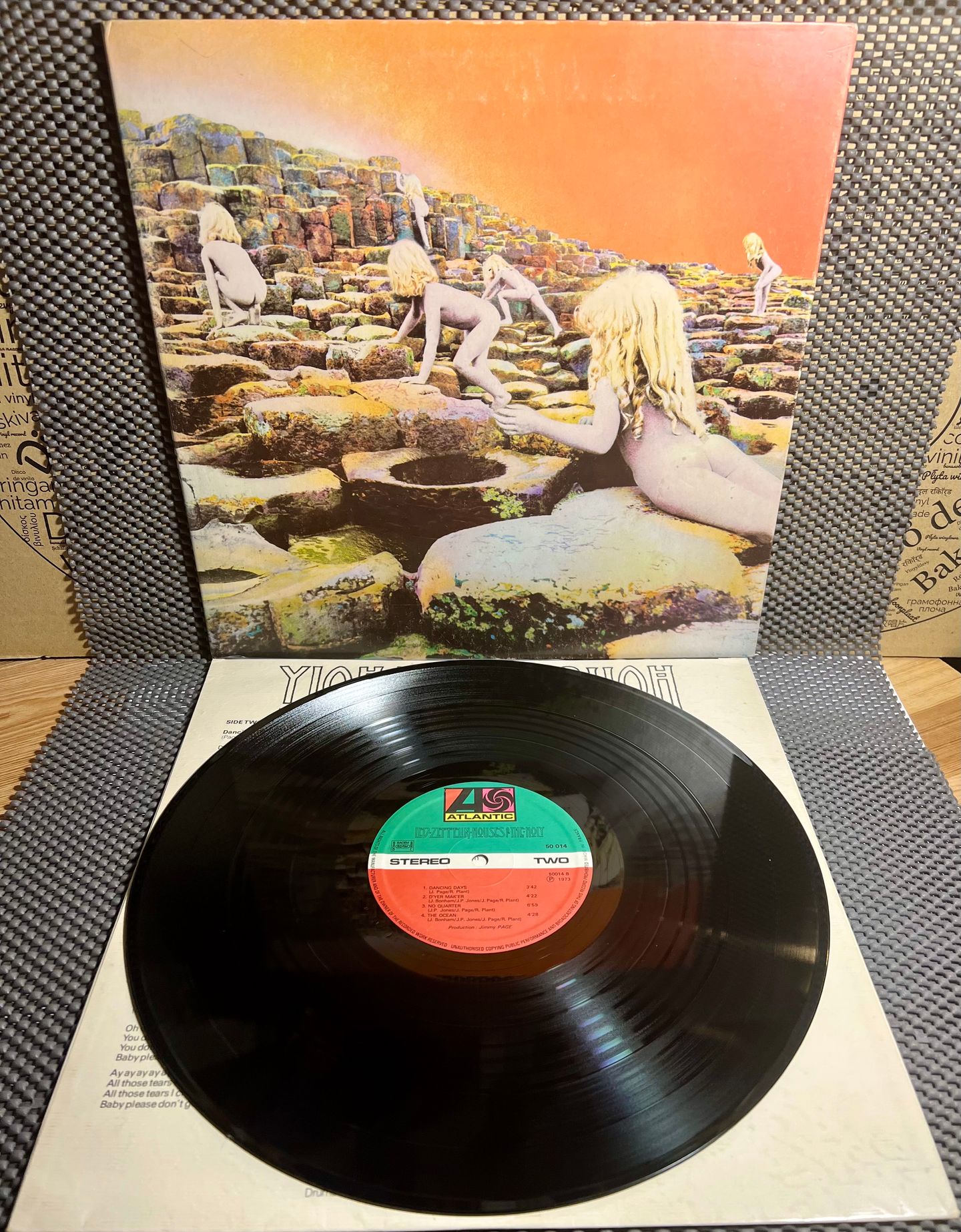 Led Zeppelin - Houses Of The Holy [LP OG FR 1973 EX/NM] | Atlantic (50 014) - 2