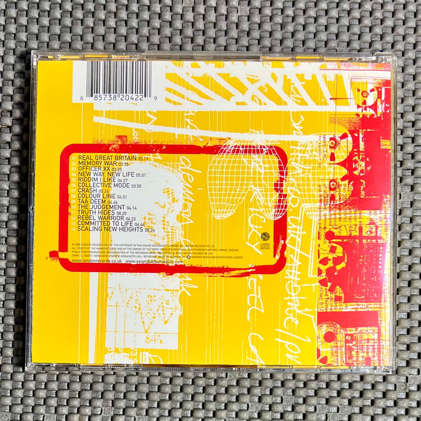 Asian Dub Foundation - Community Music [CD - 1st UK Ed. 2000 - Mint] Drum n Bass | FFRR (8573820422) - 3