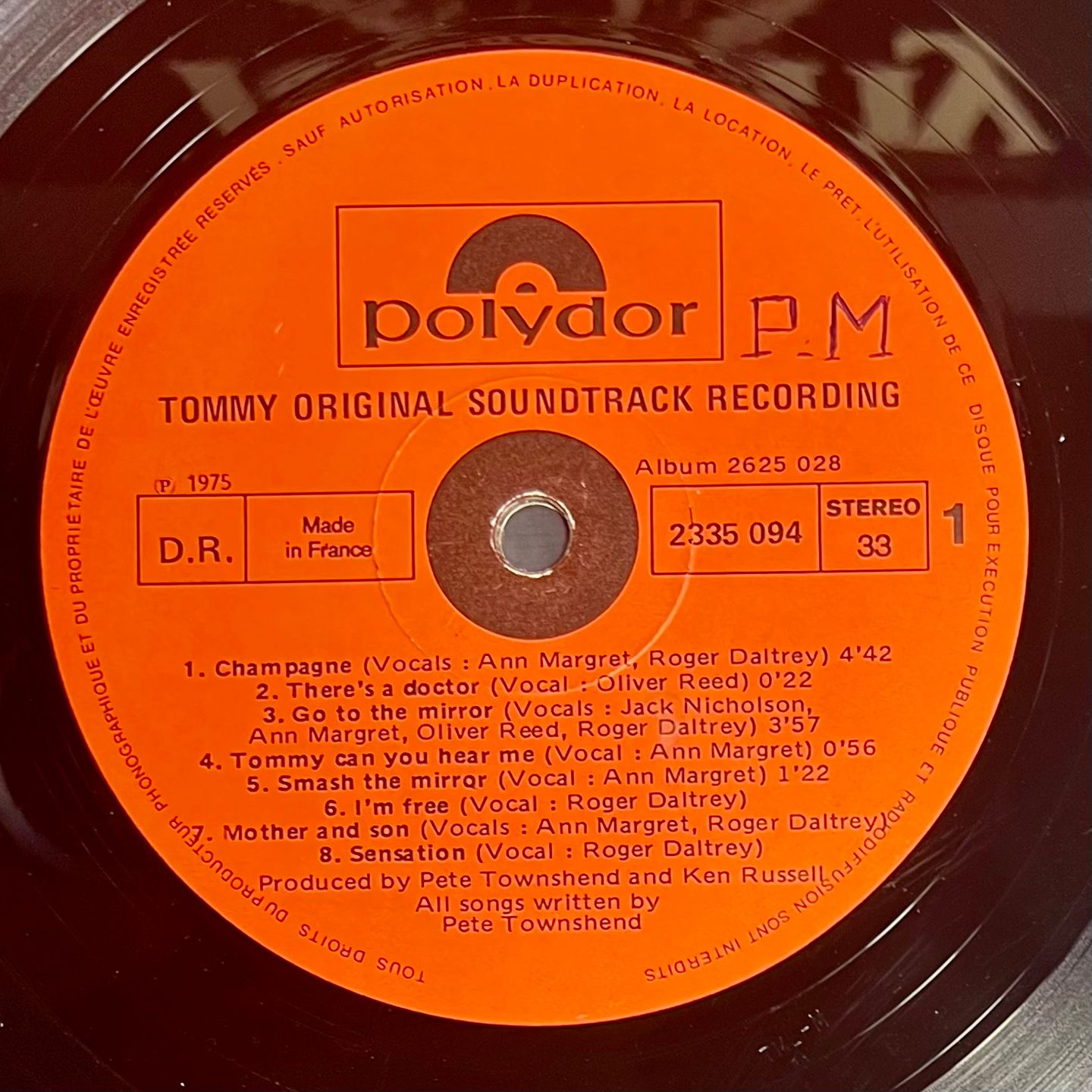 Various - Tommy (Original Soundtrack Recording) [2x Vinyl LP - 1st Press - FR - 1975 - Polydor 2625 028 - VG+/VG+ with Inserts] Rock | Polydor (2625 028) - 6