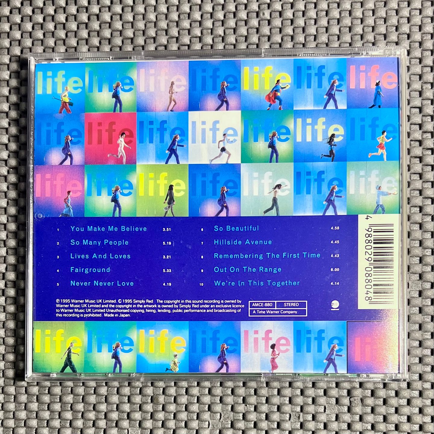 Simply Red - Life [CD - 1st Japan Press - 1995 - EX / EX] Pop Soul | EastWest (AMCE-880) - 2