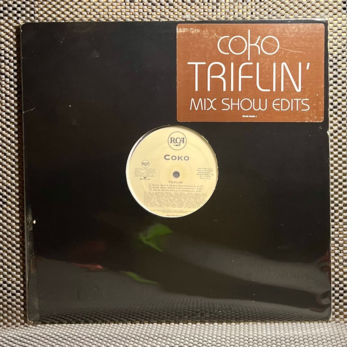 Coko - Triflin' [VinyL EP 12" - 1st US Press - Promo Copy - 2000 - RDAB-65982-1 - NM/VG+] RnB | RCA (RDAB-65982-1)