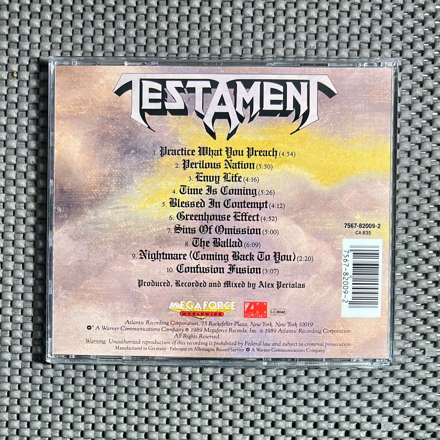 Testament - Practice What You Preach | Megaforce Worldwide (7567-82009-2) - 2