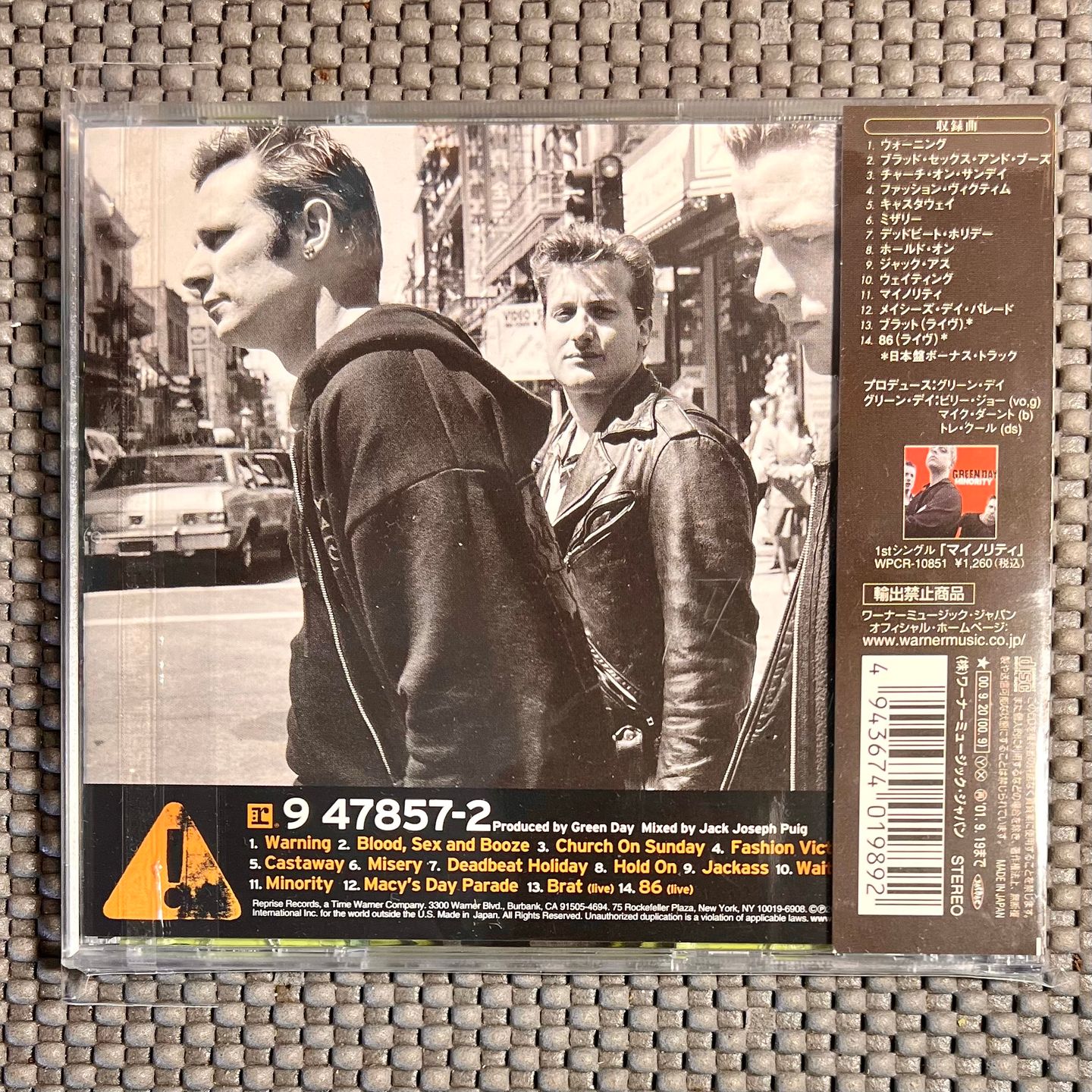 Green Day - Warning: [CD - 1st Japan Press - 2000 - Mint/Mint] | Reprise Records (WPCR-10850) - 2