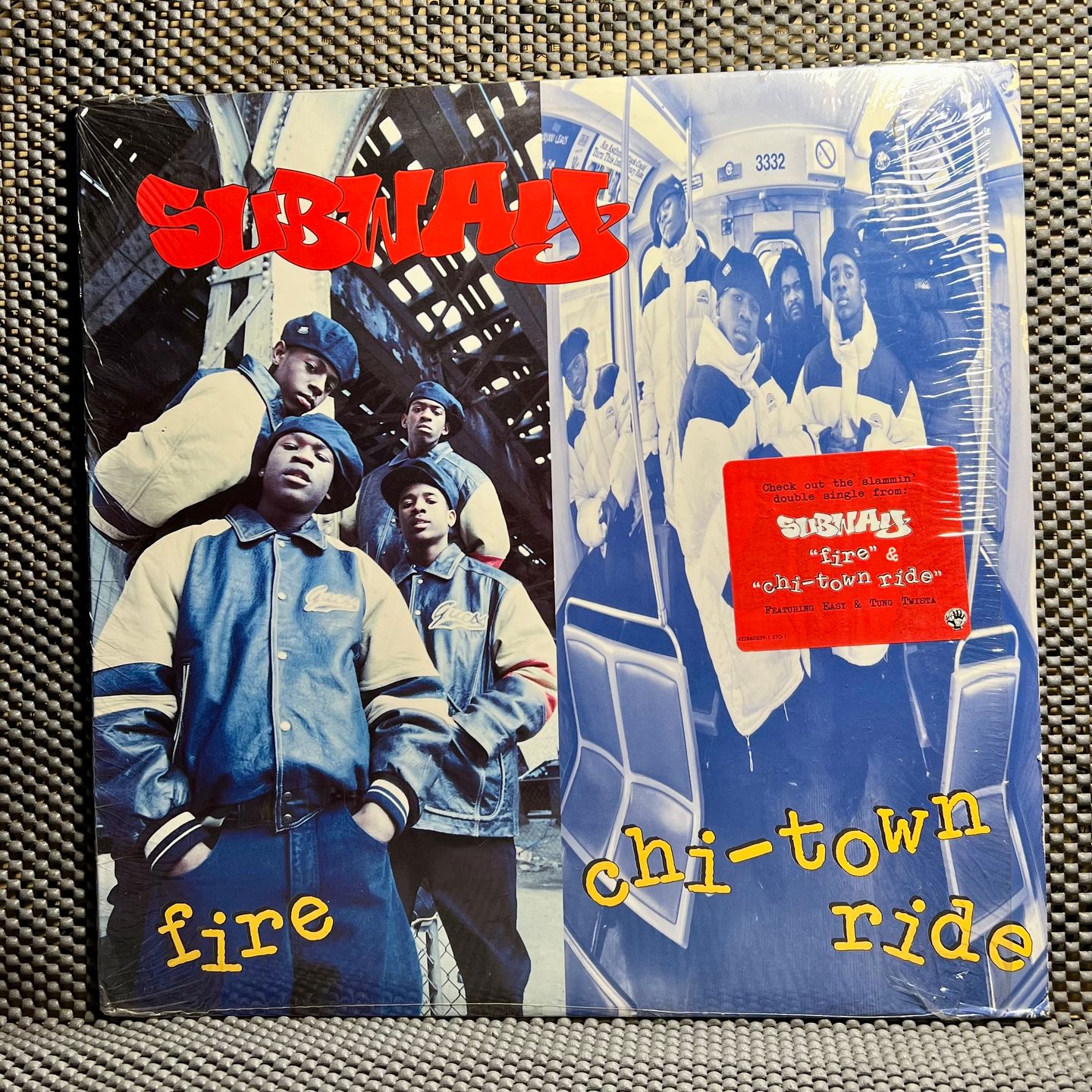 Subway - Fire / Chi-town Ride [Vinyl EP 12" - 1st US Press - 1995 - NM/NM] R&B | Biv Ten Records (422860339-1)