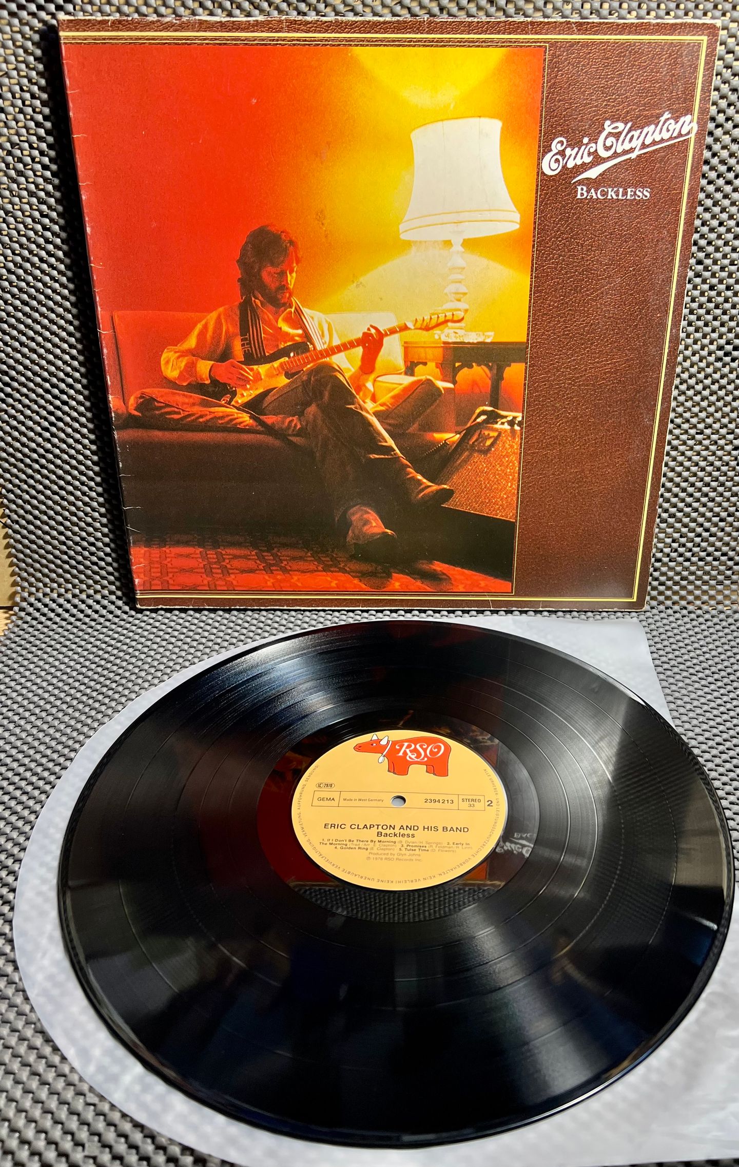 Eric Clapton - Backless [Vinyl LP - 1st Press - DE - 1978] Blues Rock | RSO (2394 213) - 2