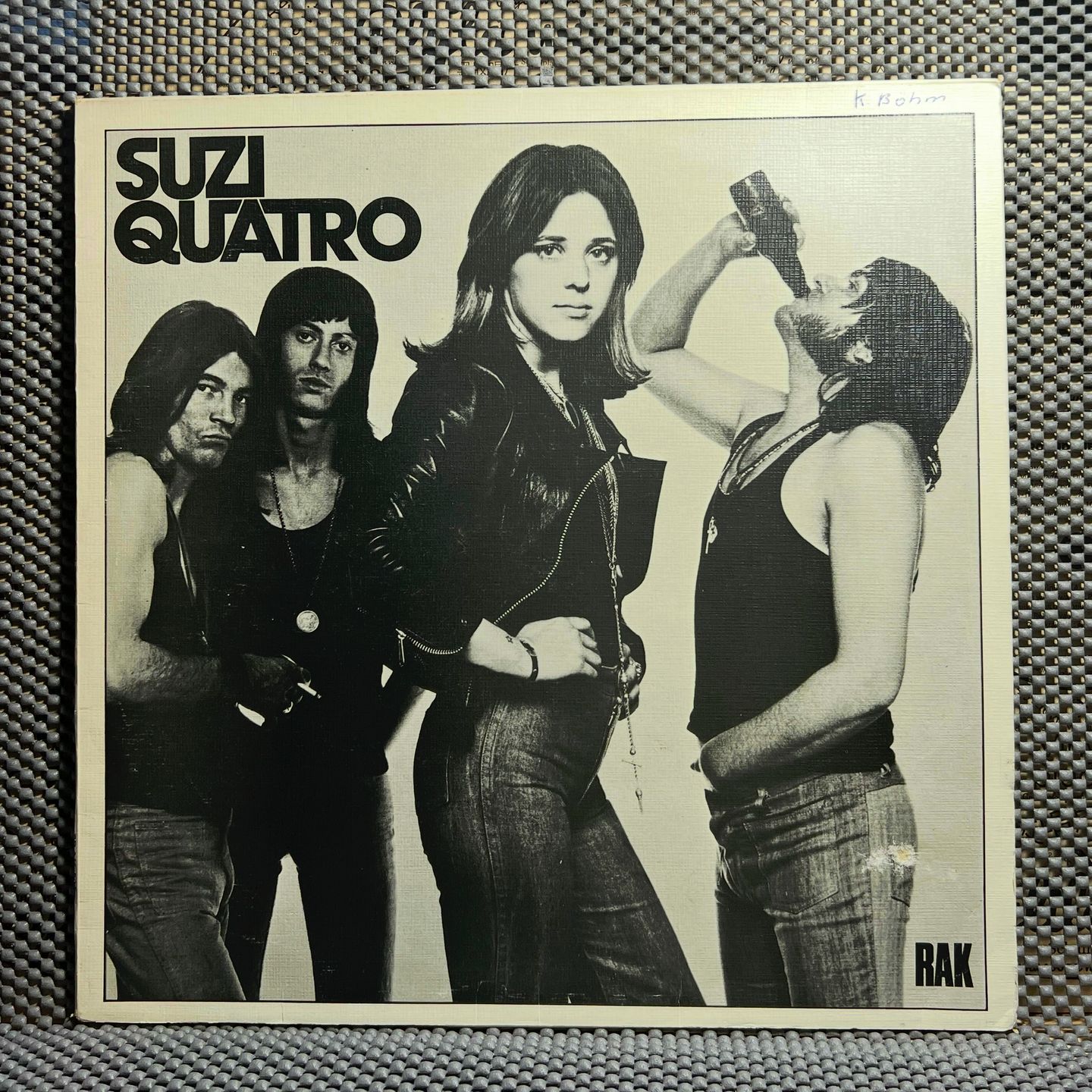 Suzi Quatro - Suzi Quatro [Vinyl LP - 1st UK Press - 1973 - NM/EX] Rock | RAK (SRAK 505) - main