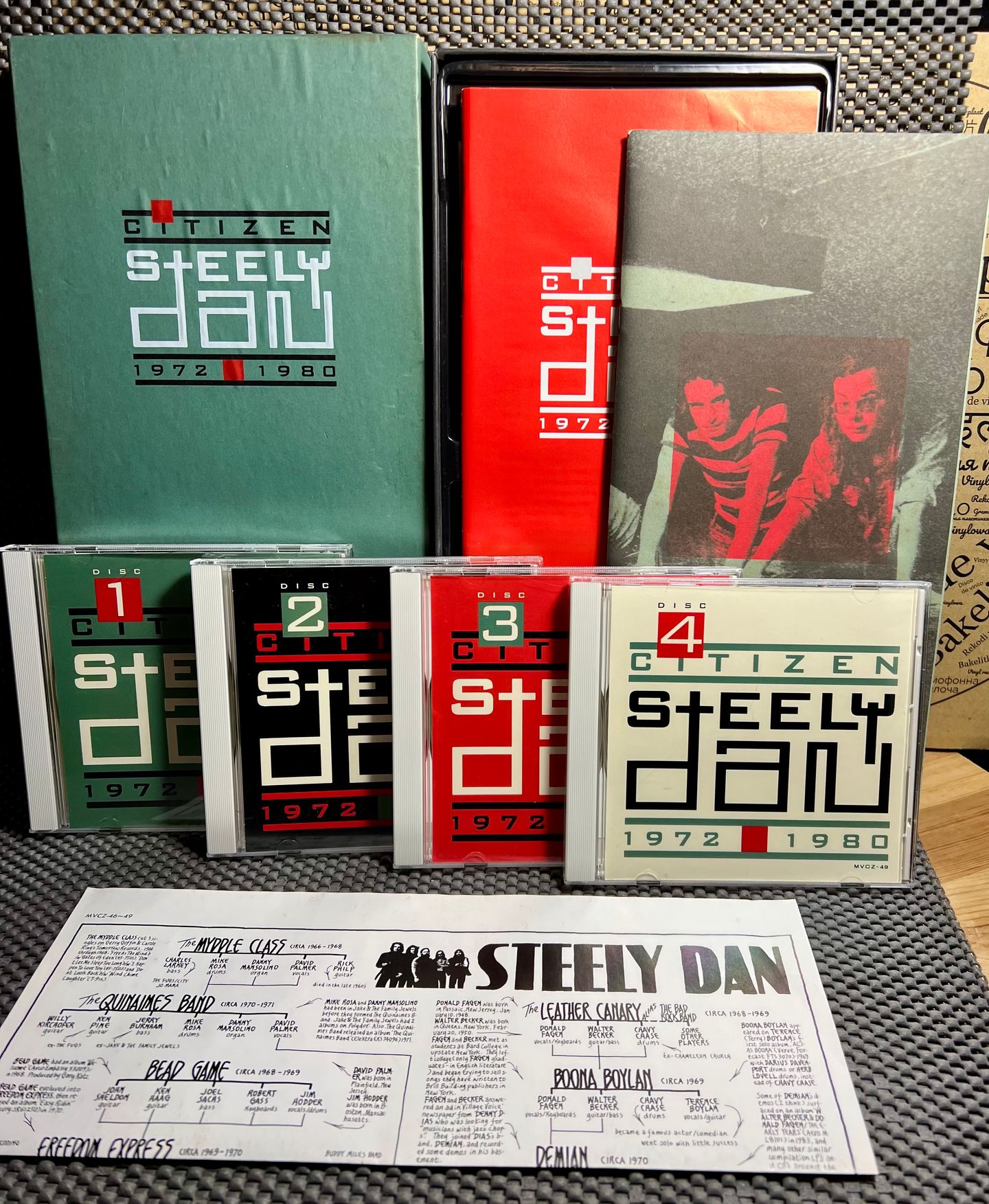Steely Dan - Citizen Steely Dan 1972-1980 [4x CD Boxset - 1st Japan Ed. - 1993  - MCA Records MVCZ-46-49  - Mint/NM with 2 booklets & 1 Poster Insert] | MCA Records (MVCZ-46-49 (MCAD 4-10981)) - main