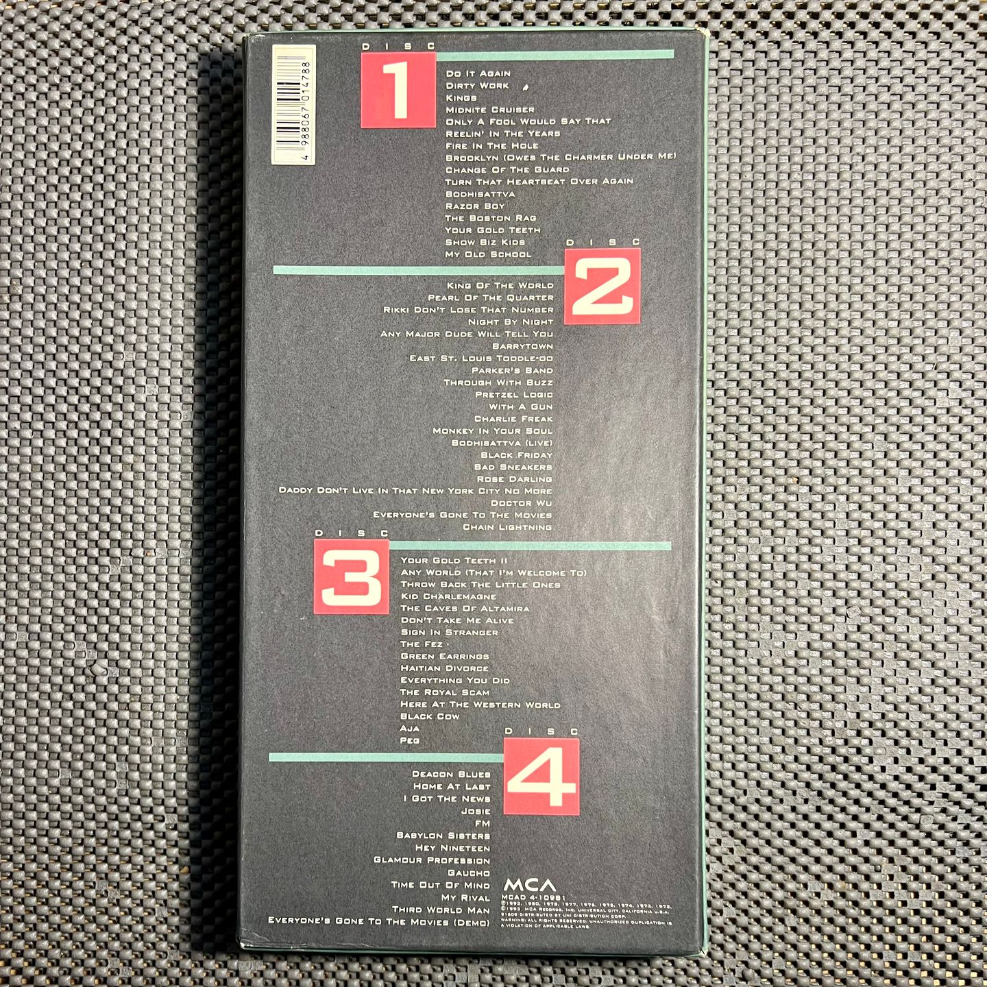 Steely Dan - Citizen Steely Dan 1972-1980 [4x CD Boxset - 1st Japan Ed. - 1993  - MCA Records MVCZ-46-49  - Mint/NM with 2 booklets & 1 Poster Insert] | MCA Records (MVCZ-46-49 (MCAD 4-10981)) - 4