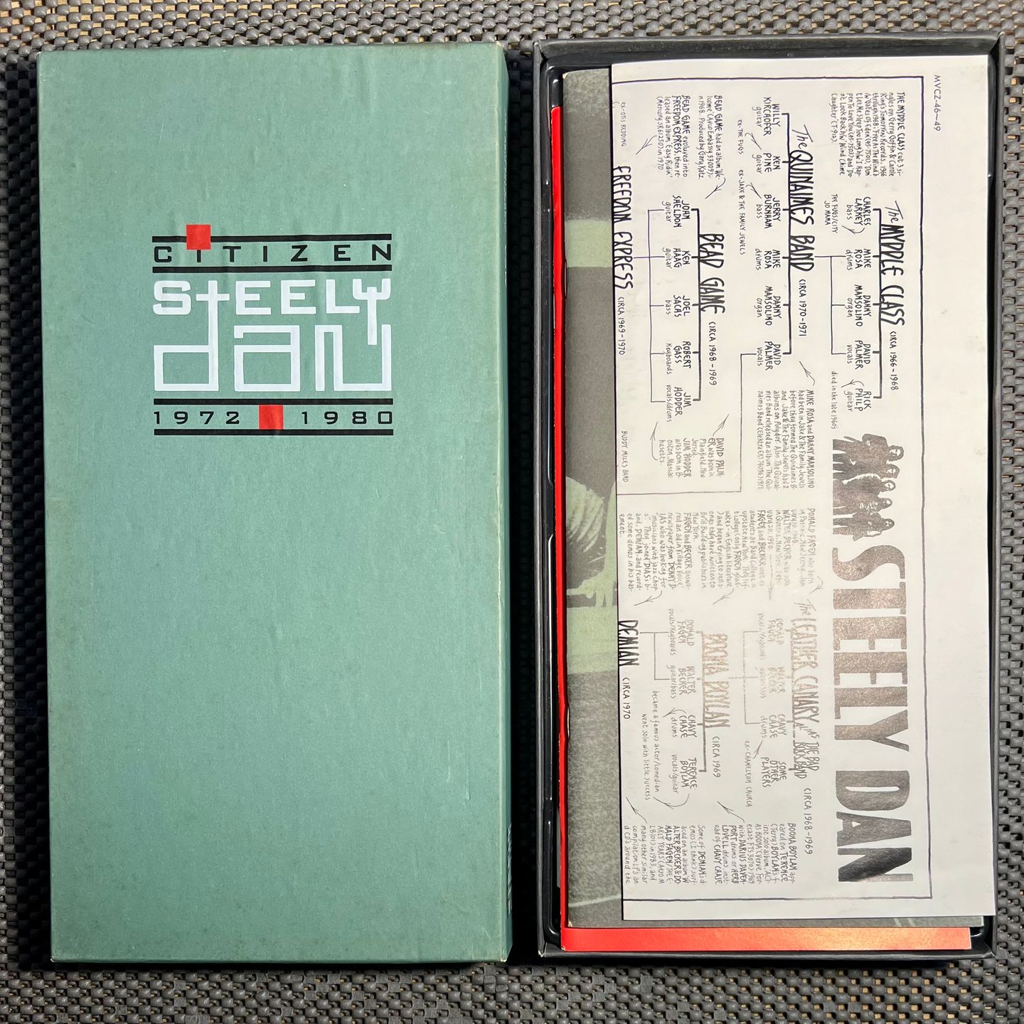 Steely Dan - Citizen Steely Dan 1972-1980 [4x CD Boxset - 1st Japan Ed. - 1993  - MCA Records MVCZ-46-49  - Mint/NM with 2 booklets & 1 Poster Insert] | MCA Records (MVCZ-46-49 (MCAD 4-10981)) - 3